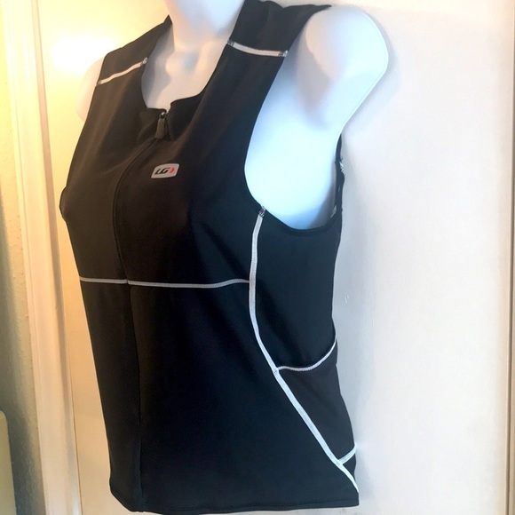 Louis Garneau Black Cyclist Tank Size Medium - Picture 3 of 10
